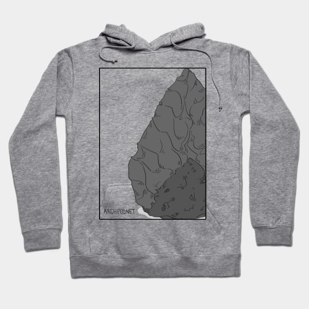 APN Hand Axe Hoodie by Archaeology Podcast Network